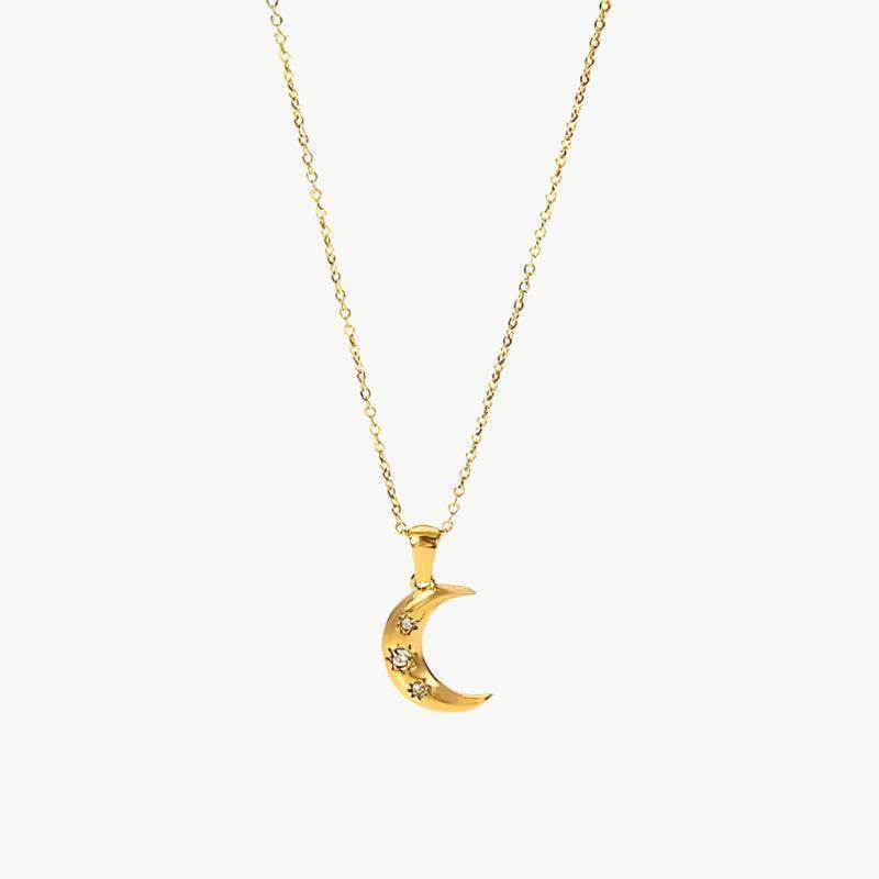 The Crescent Moon Necklace - Salt Lily