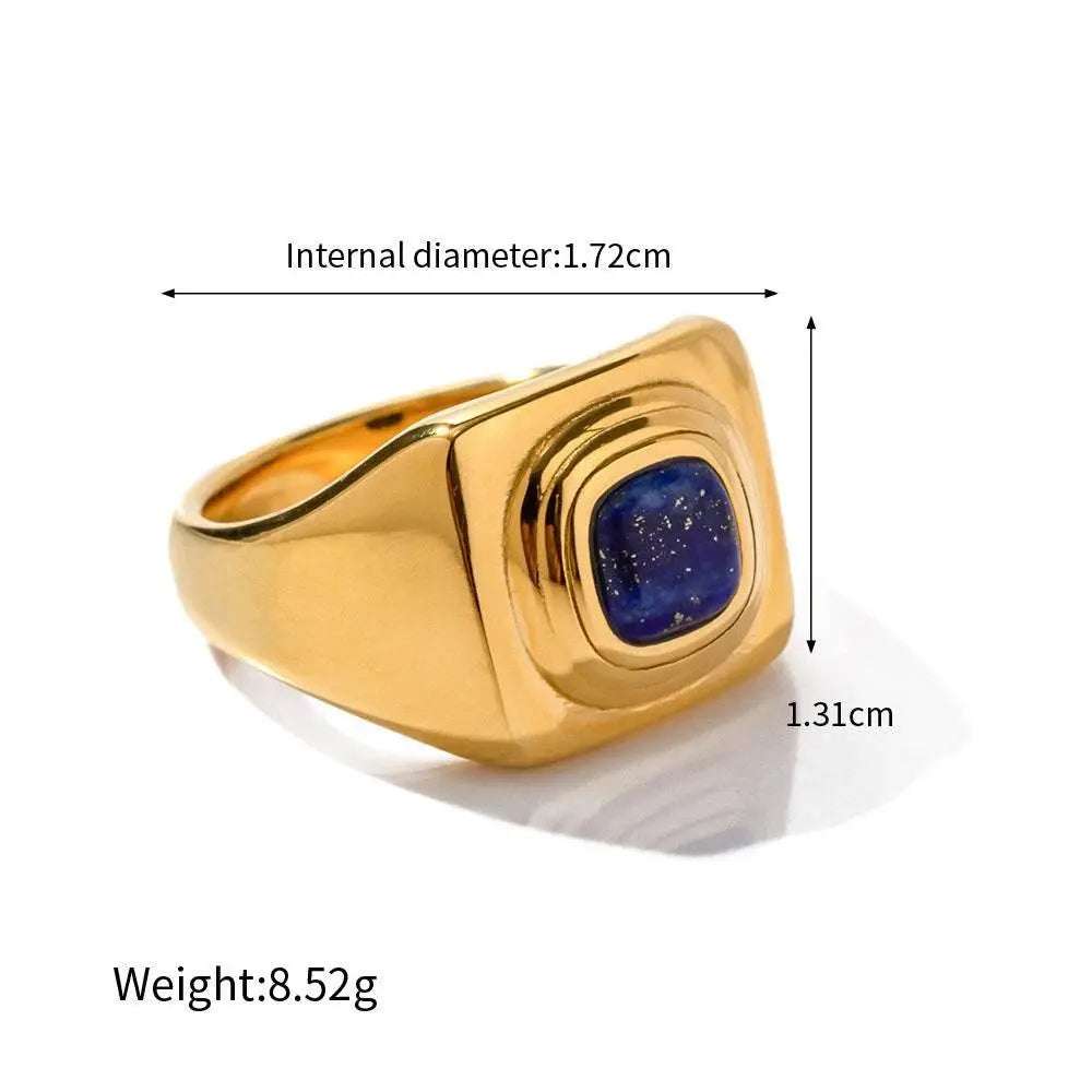 Lapis Ring - Salt Lily