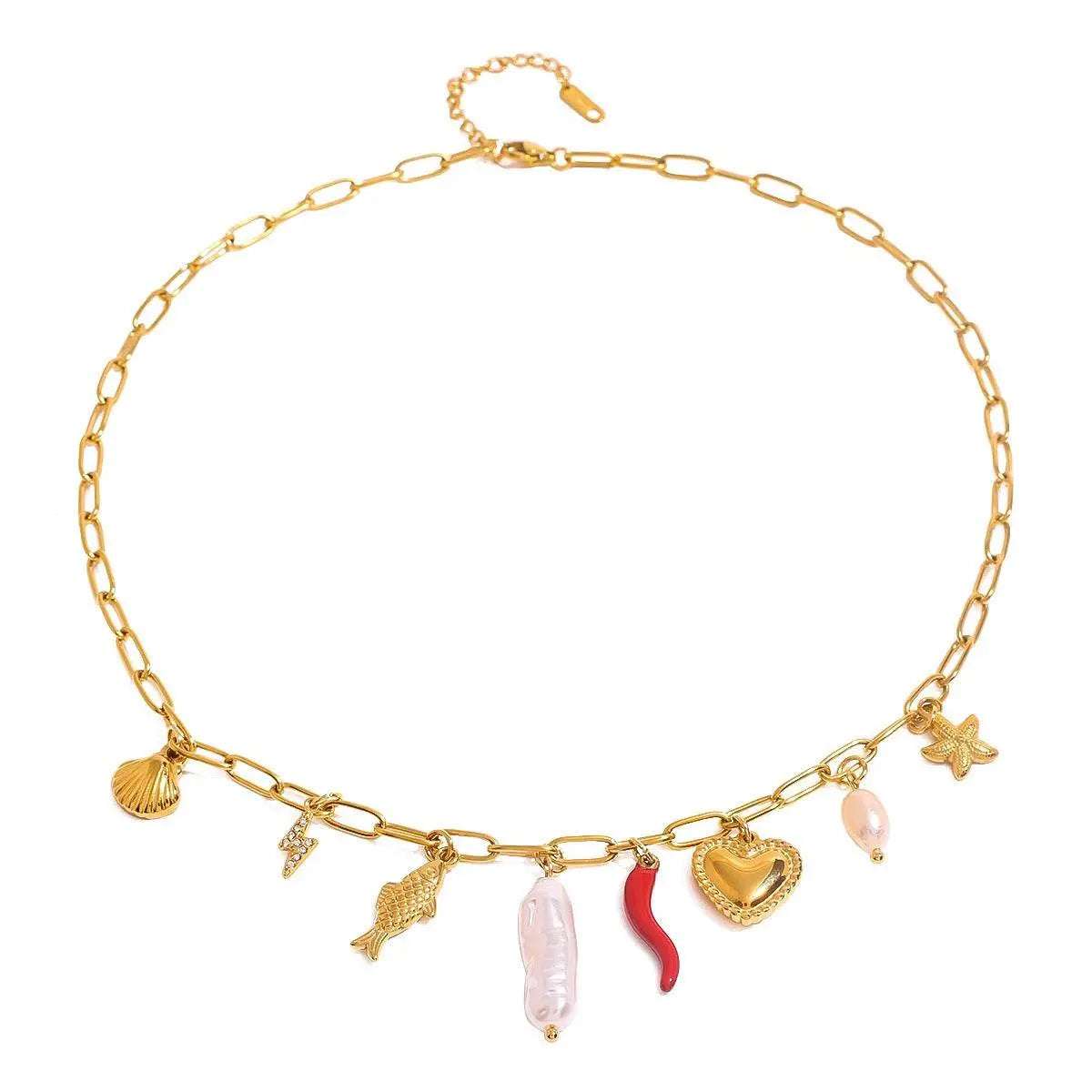 Marine Muse Necklace - Salt Lily