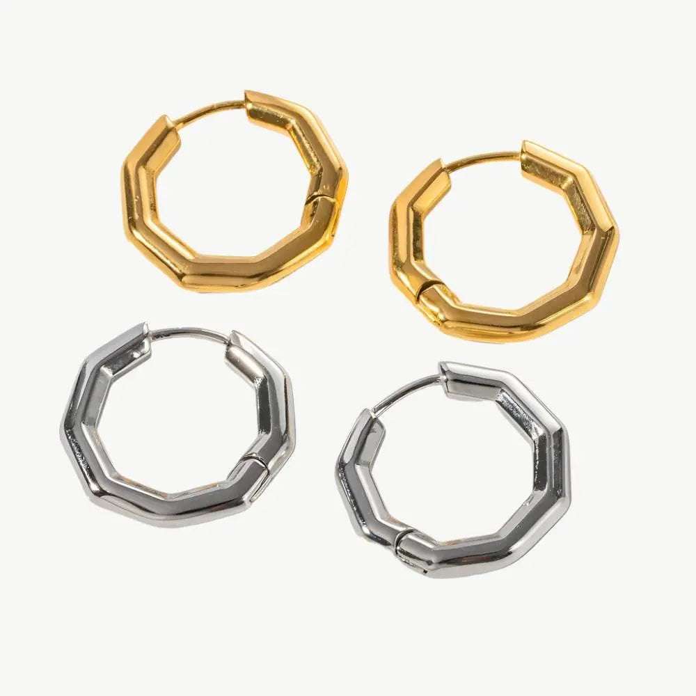 Octo Gold & Silver Earrings - Salt Lily