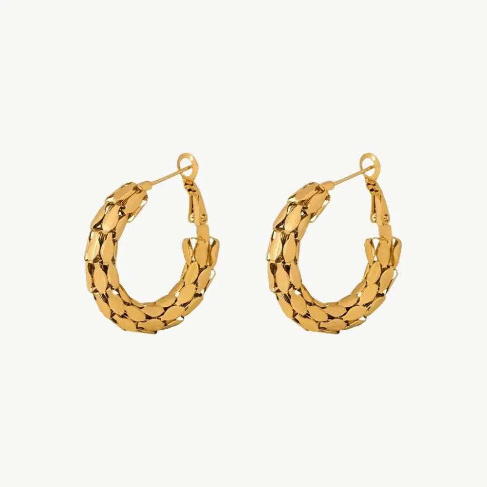 Scales Earrings - Salt Lily