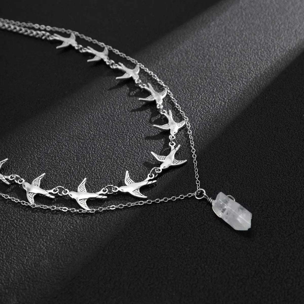 Swallow Necklace - Salt Lily