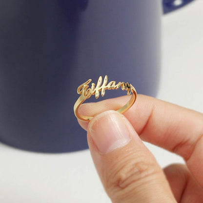 The Message Ring – Custom 925 Silver Band - Salt Lily
