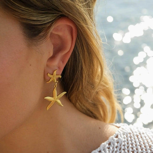 Starfish Drop Earrings - Salt Lily