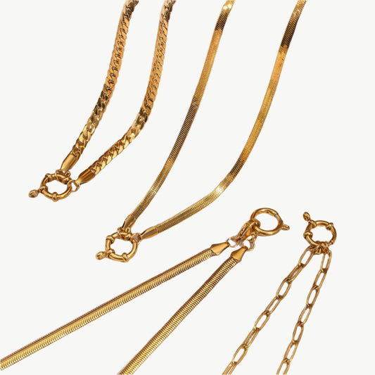 Classic Retro Chains - Salt Lily