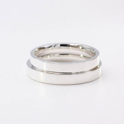 Custom Name Silver Ring - Salt Lily