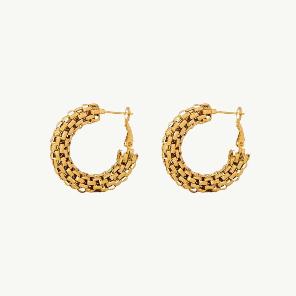 Scales C-Shaped Earring - Salt Lily