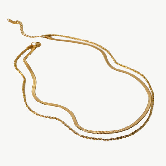 Layered Gold Necklace