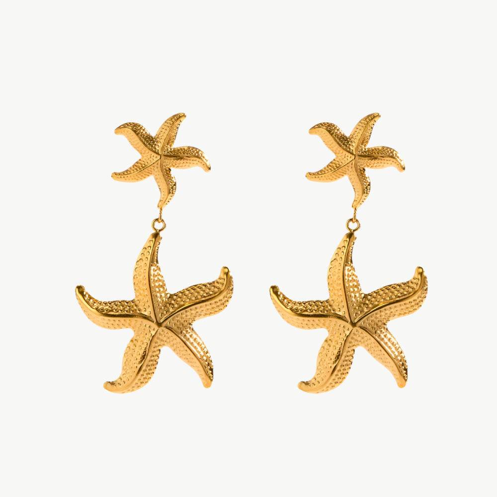 Starfish Drop Earrings - Salt Lily