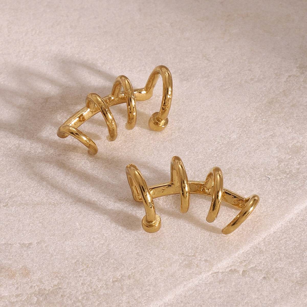 The Quad Hoops – Modern, Sculptural, Bold - Salt Lily