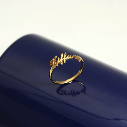 The Message Ring – Custom 925 Silver Band - Salt Lily