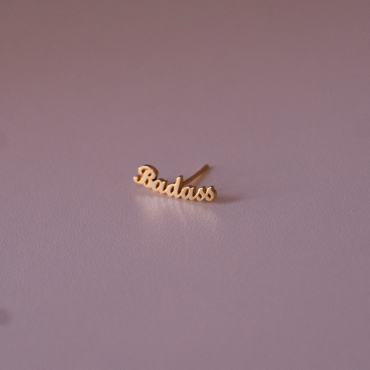 BADASS S925 Silver Stud - Salt Lily