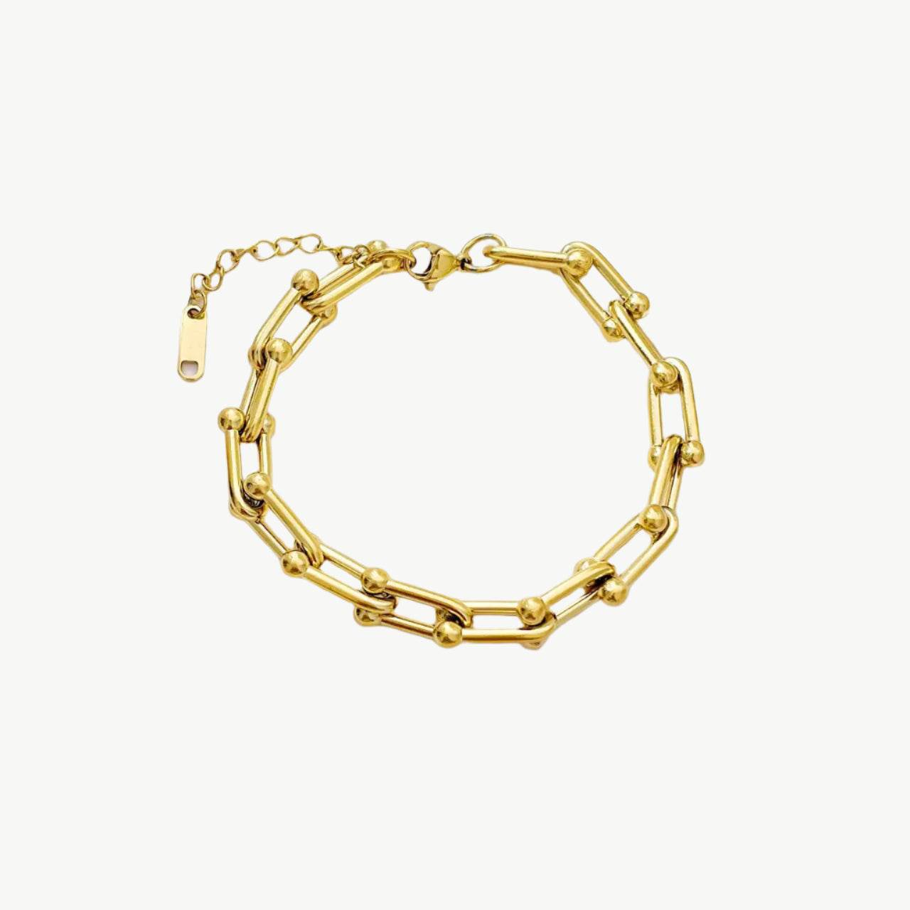 Horseshoe Chain Necklace & Bracelet Set - Salt Lily