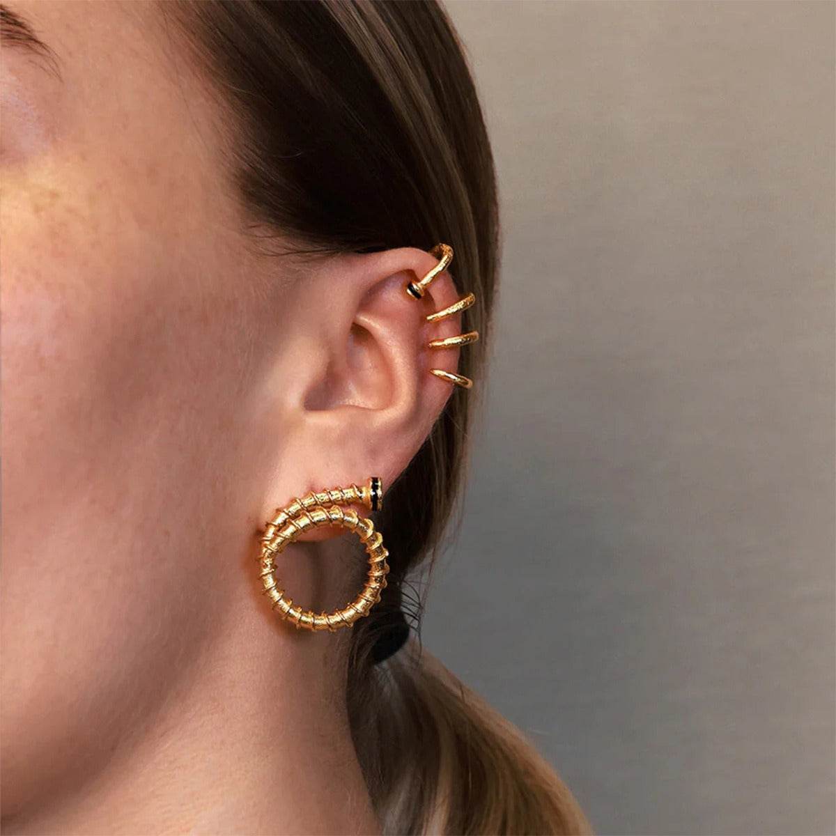 The Quad Hoops – Modern, Sculptural, Bold - Salt Lily