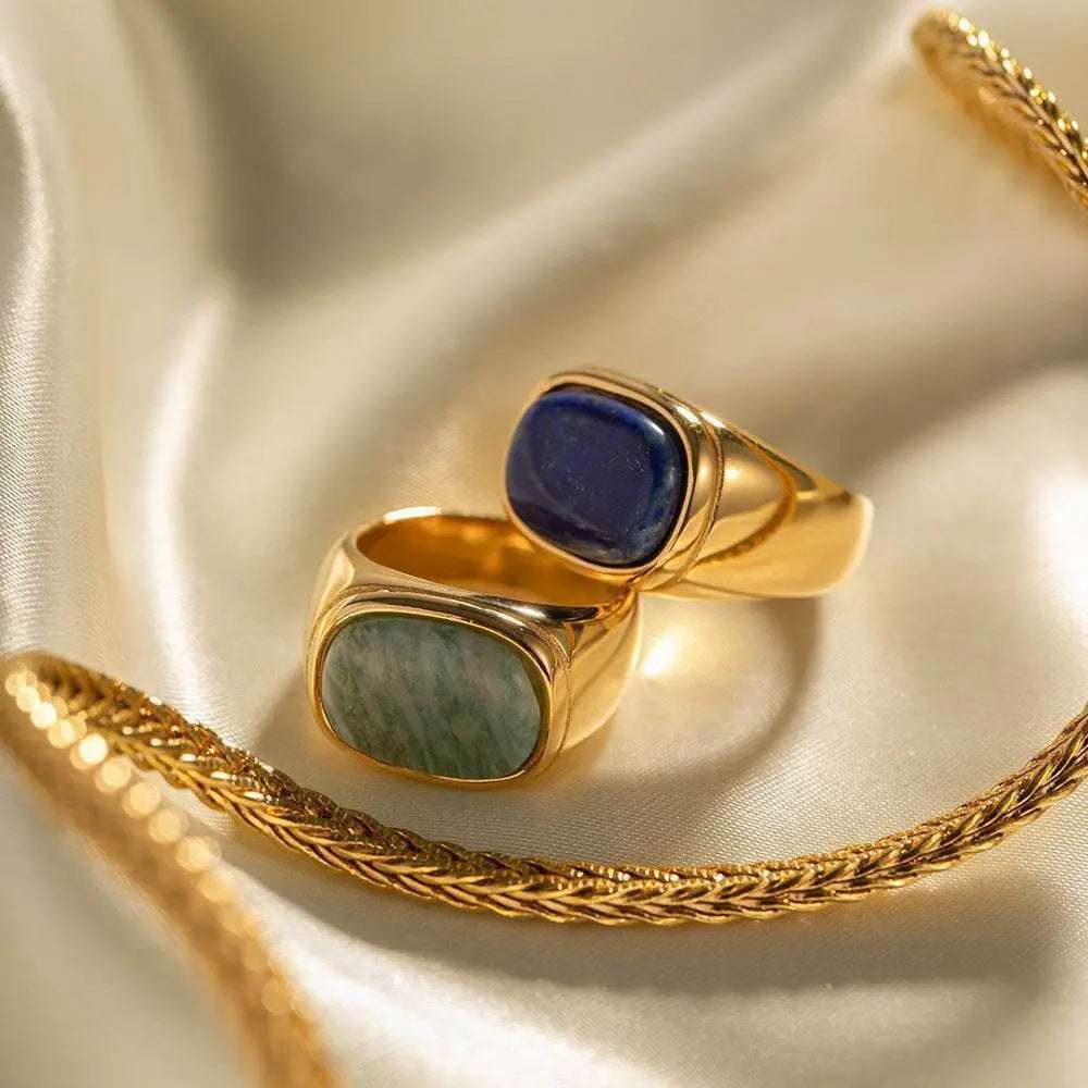 Agate Stone Rings - Salt Lily