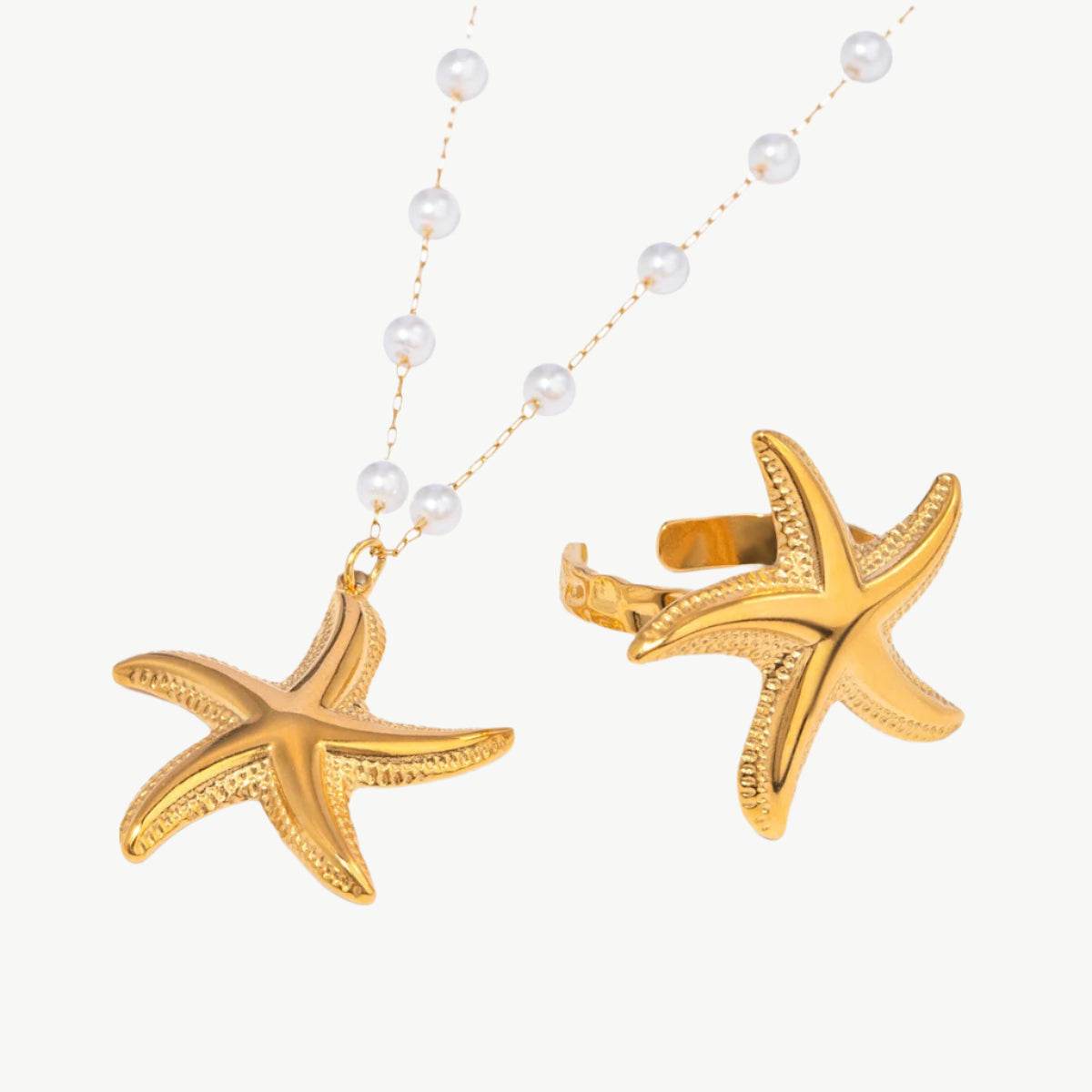 The Starfish & Pearl Set - Salt Lily