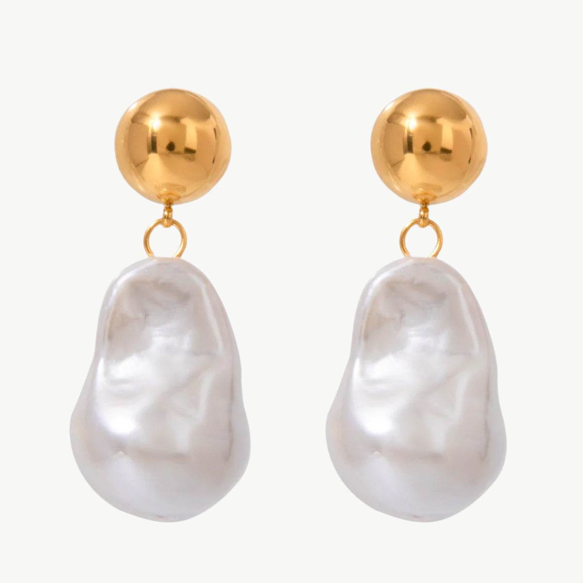 Pearl Pendant Earrings - Salt Lily