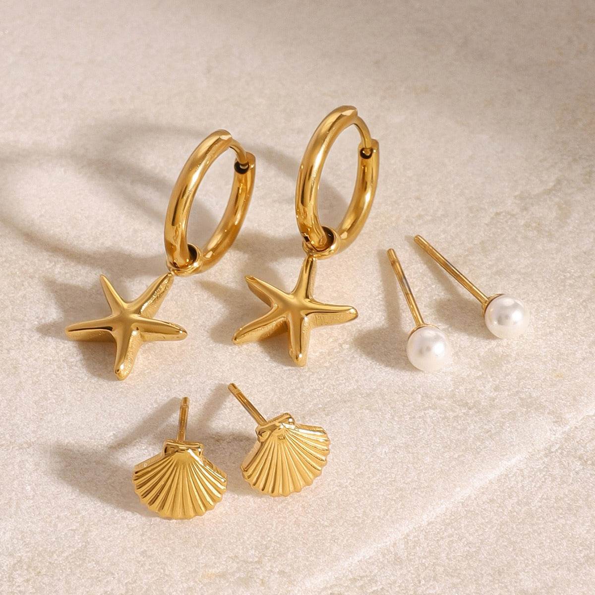 Ocean 3 Piece Earring Bundle - Salt Lily