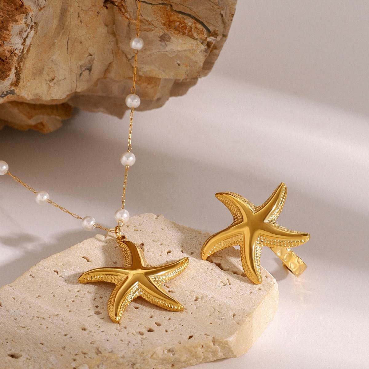 The Starfish & Pearl Set - Salt Lily