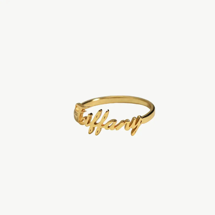 The Message Ring – Custom 925 Silver Band - Salt Lily