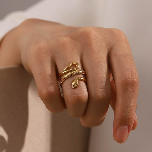 Mamba Snake Ring - Salt Lily