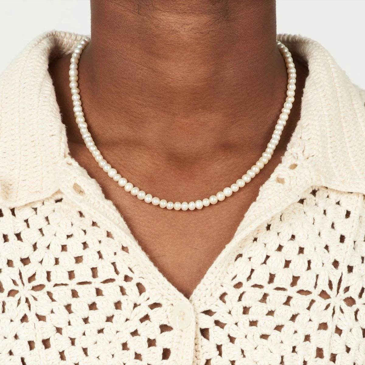 The Classic Pearl Strand Necklace - Salt Lily