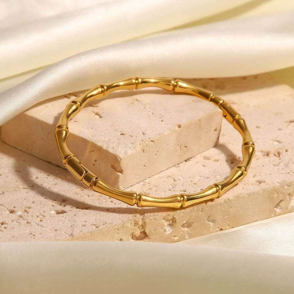 Classic Bamboo Bracelet - Salt Lily