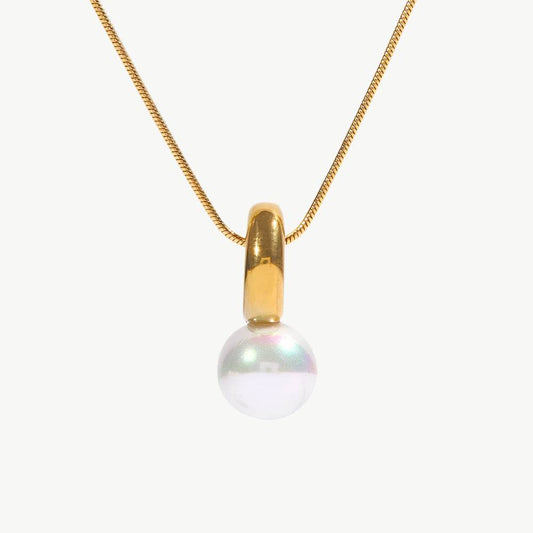 Pearl Drop Pendant Necklace - Salt Lily