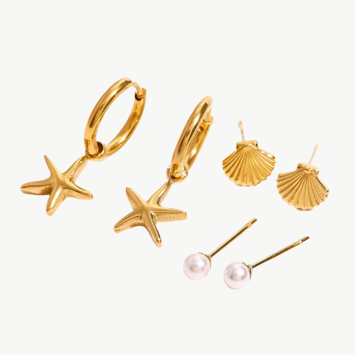 Ocean 3 Piece Earring Bundle - Salt Lily