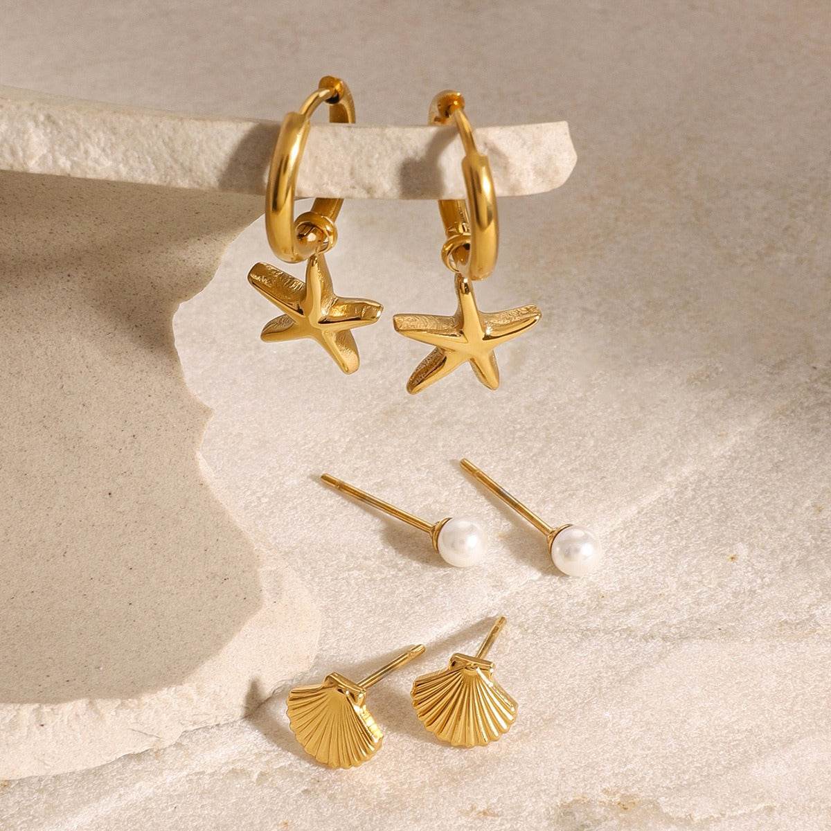 Ocean 3 Piece Earring Bundle - Salt Lily