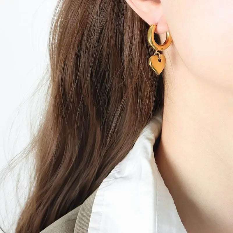 Heart Earrings - Salt Lily