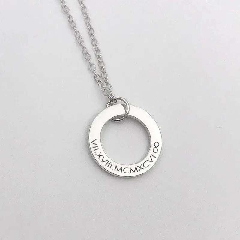Hollow Personalized Necklace - Salt Lily