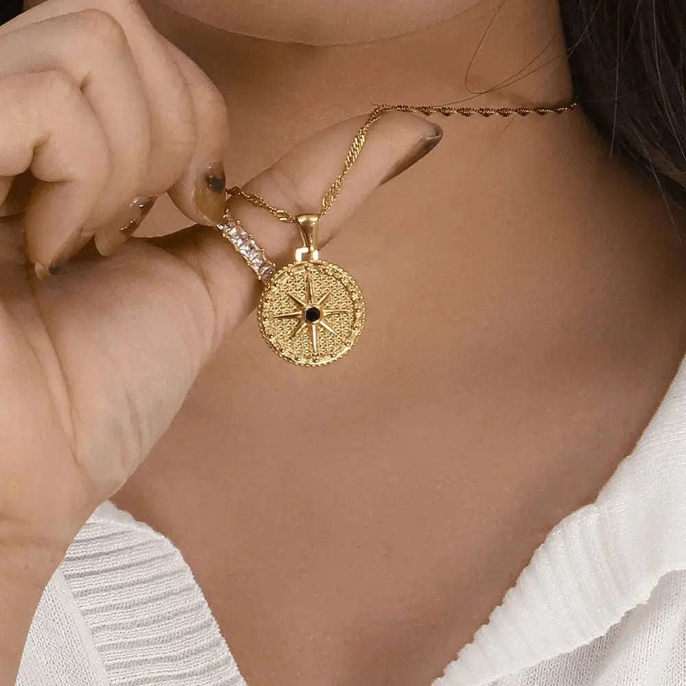 The Navigator Pendant - Salt Lily
