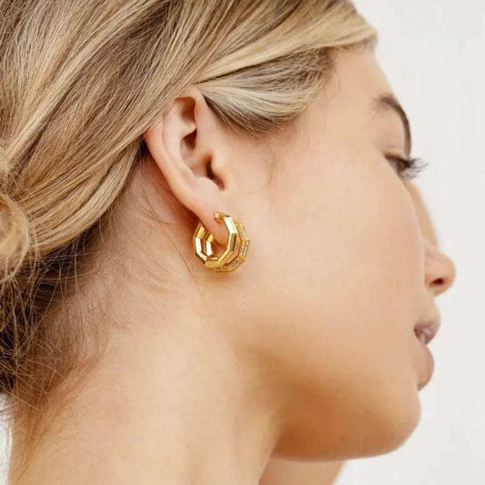 Octo Gold & Silver Earrings - Salt Lily