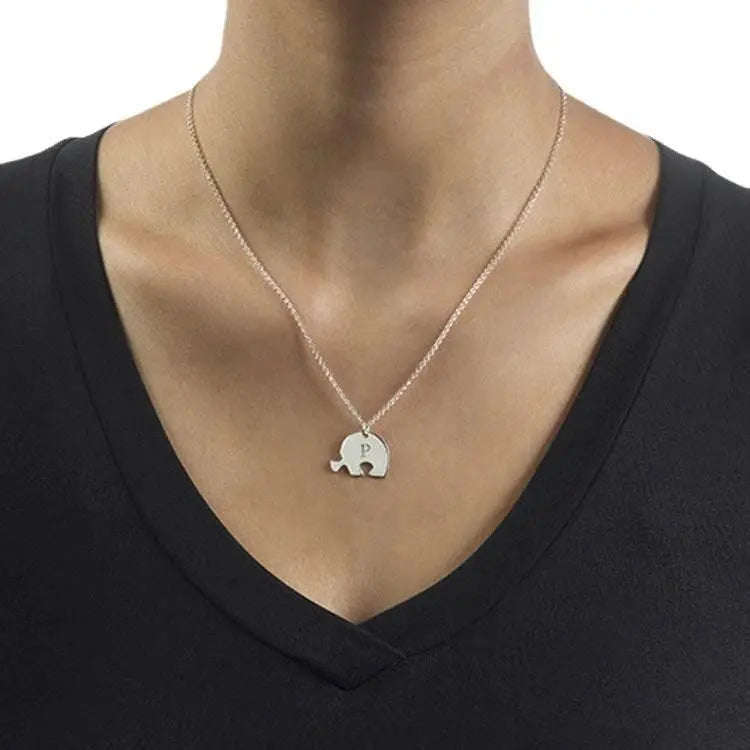 Personalized Puzzle Heart Name Necklace - Salt Lily