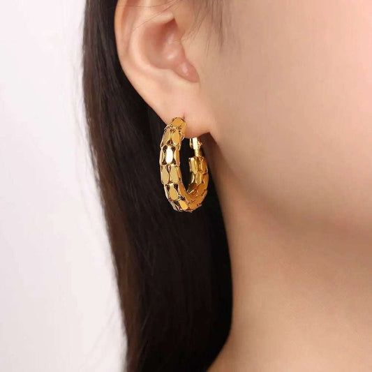 Scales Earrings - Salt Lily