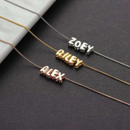 Scripted Necklace – Personalised Name / Letters Pendant - Salt Lily