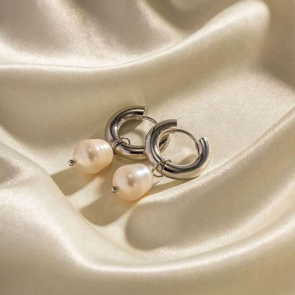 Punk Pearl Earrings - Salt Lily