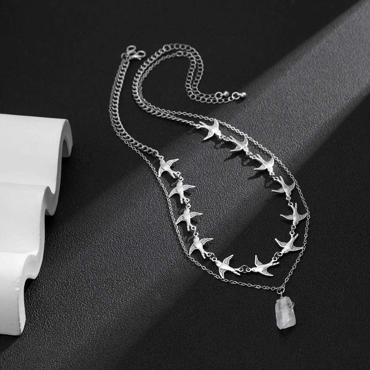 Swallow Necklace - Salt Lily