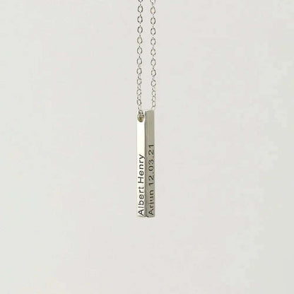 The Keepsake Bar Necklace - Salt Lily