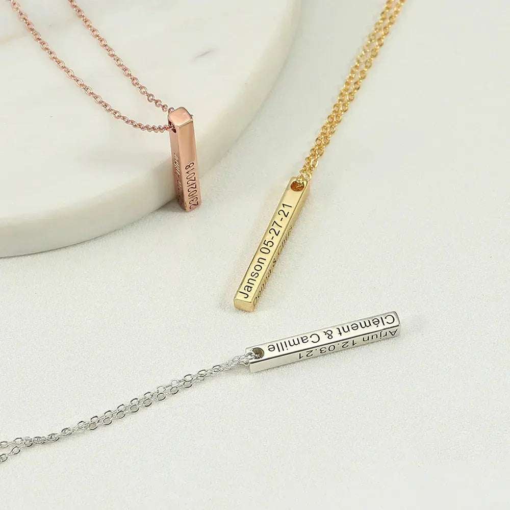 The Keepsake Bar Necklace - Salt Lily