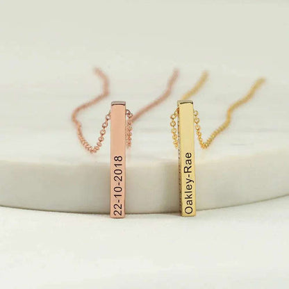 The Keepsake Bar Necklace - Salt Lily