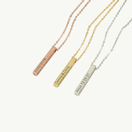 The Keepsake Bar Necklace - Salt Lily