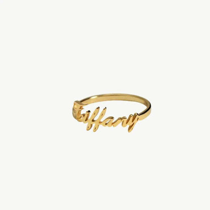 The Message Ring – Personalized 925 Silver Band - Salt Lily