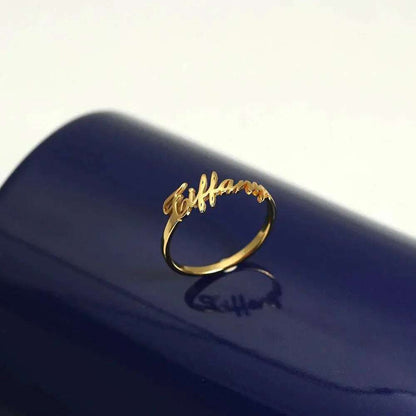The Message Ring – Personalized 925 Silver Band - Salt Lily